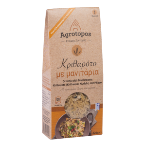 Agrotopos kritharoto mit Pilzen