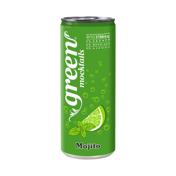 Green mocktail mojito
