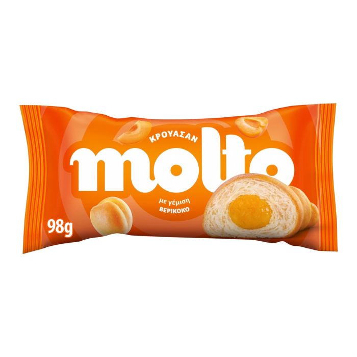 Molto Croissant mit Aprikose, 98 g Molto Croissant mit Aprikose, 98 g