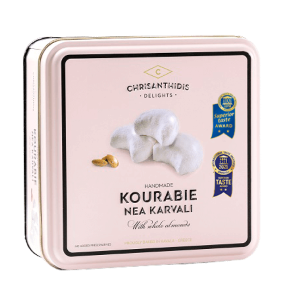 Chrisantides kourabiedes in Dosen