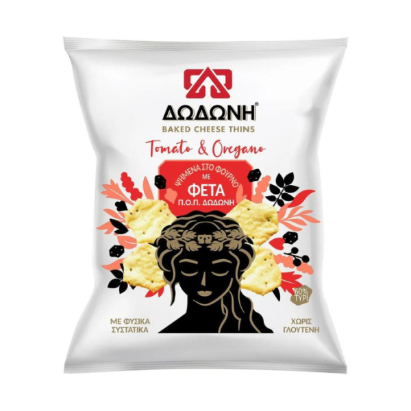Dodoni Cheese Thins Tomate Oregano