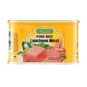 Freshly luncheon Rindfleisch