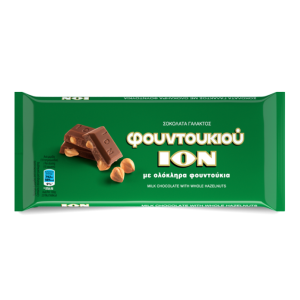 Ion Milchschokolade mit ganzen Haselnüssen