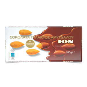 Ion Milchschokolade mit ganzen Mandeln