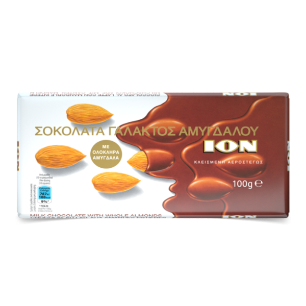 Ion Milchschokolade mit ganzen Mandeln