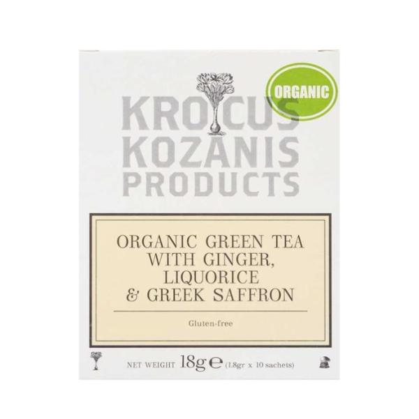 Krocus Kozanis Safrantee mit Ingwer und Lakritz