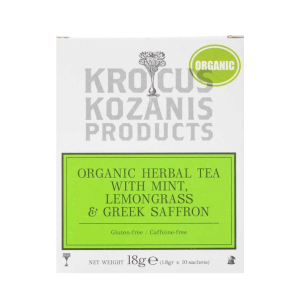 Krocus Kozanis Safrantee mit Zitronengras und Minze