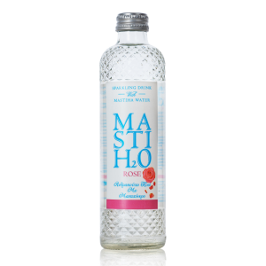 Mastih2o mastiha Wasser mit Rosenblättern