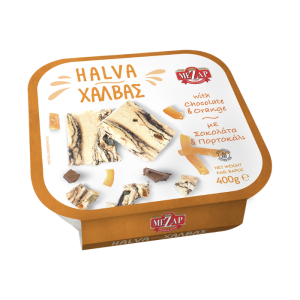 Mezap Halva mit Orange und Schokolade