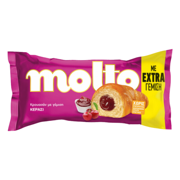Molto Croissant mit Kirsche