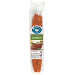 Moutevelis Kalamata Wurst mit Lauch