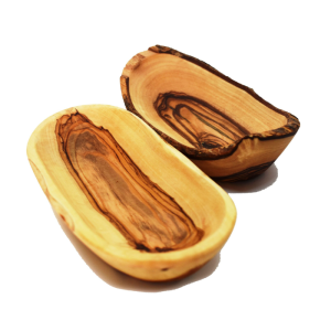 Olivenholz - kleine handgefertigte Schale - 12 cm