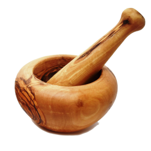 Olivenholz - Mörser - 14 cm