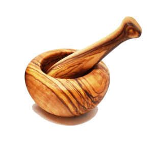 Olivenholz - Mörser - 8 cm