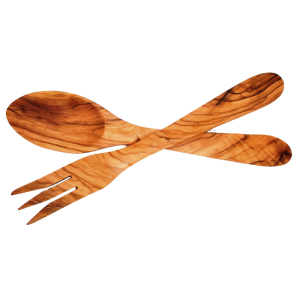 Olivenholz - Salat Set schmal - 23 cm