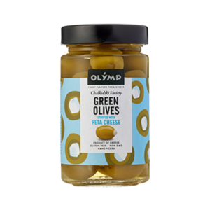 Olymp grüne Oliven mit Fetakäse