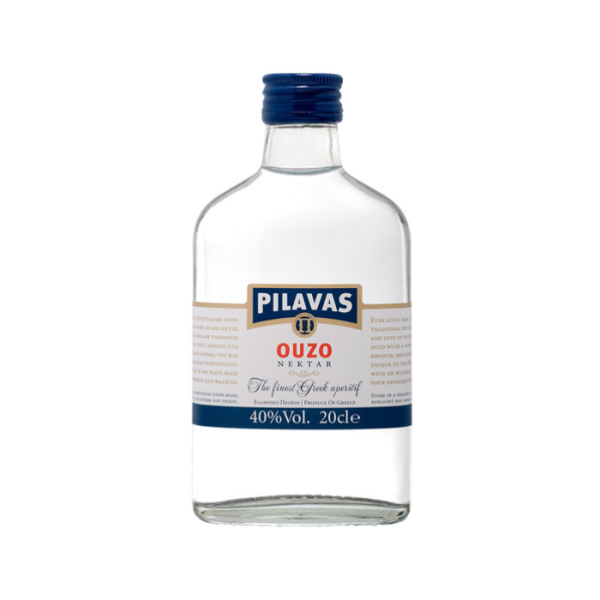 Pilavas Ouzo Hüftflasche