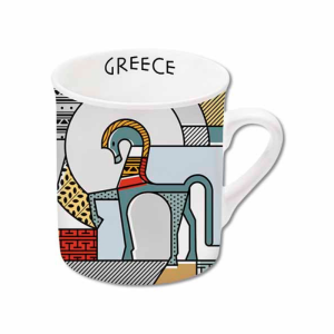 Griechische Espressotasse - Pferd