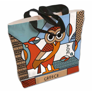 Griechische Tasche - Antike Eule