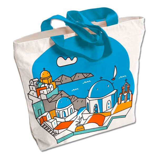 Griechische Tasche - Santorin