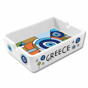 Griechischer Aschenbecher - Mati farbig
