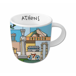 Griechischer Kaffee-/Teebecher - Athen