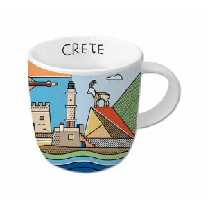 Griechischer Kaffee-/Teebecher - Kreta