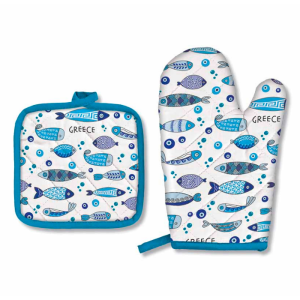 Ofenhandschuh - Griechischer Fisch