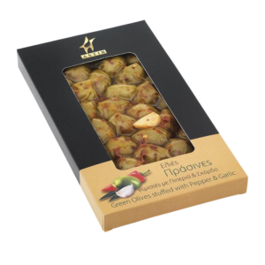 Astir Grüne Oliven mit Knoblauch und Pfeffer