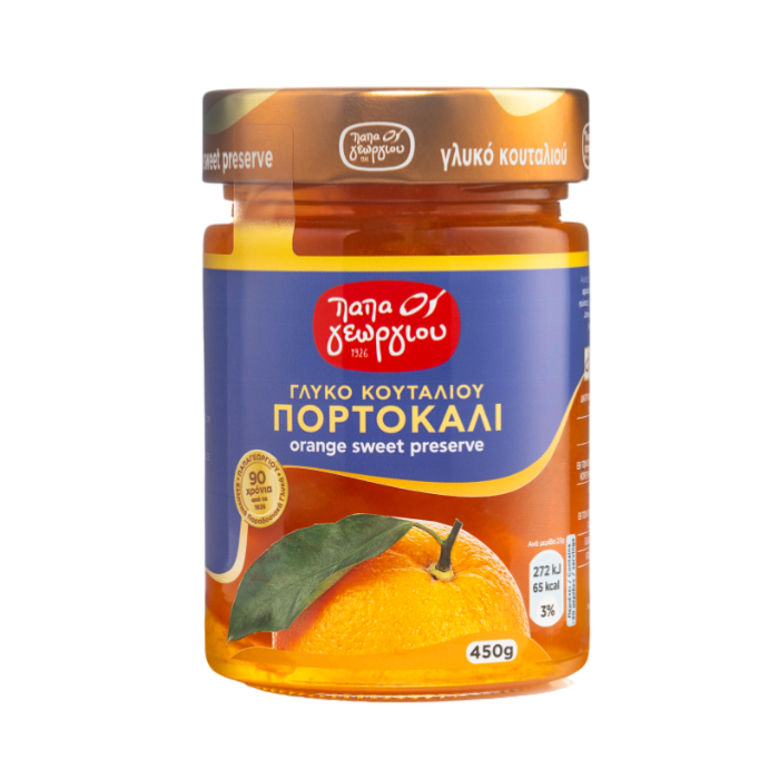 Papageorgiou Glyko Koutaliou Orange, 450 g Papageorgiou Glyko Koutaliou Orange, 450 g